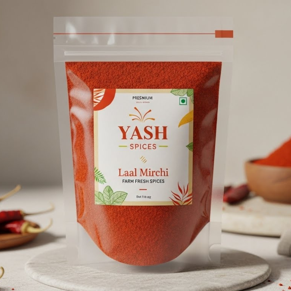 Yash Spices Laal Mirchi Powder | Pure Red Chilli Powder