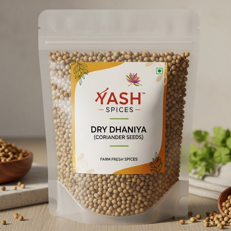 Yash Spices Dhaniya  | Pure Dry Coriander seeds